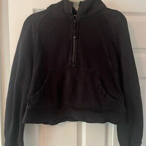 lululemon scuba cropped half zip